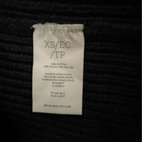 Cabi ~ Long Navy Open Front Cardigan ~ size XS - Picture 7 of 10